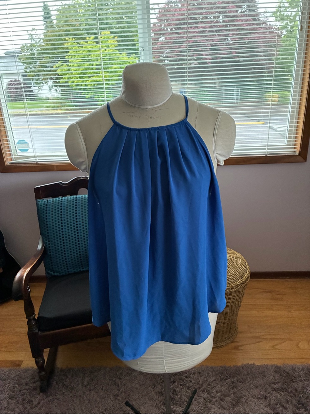 Lush Royal Blue Halter Cami